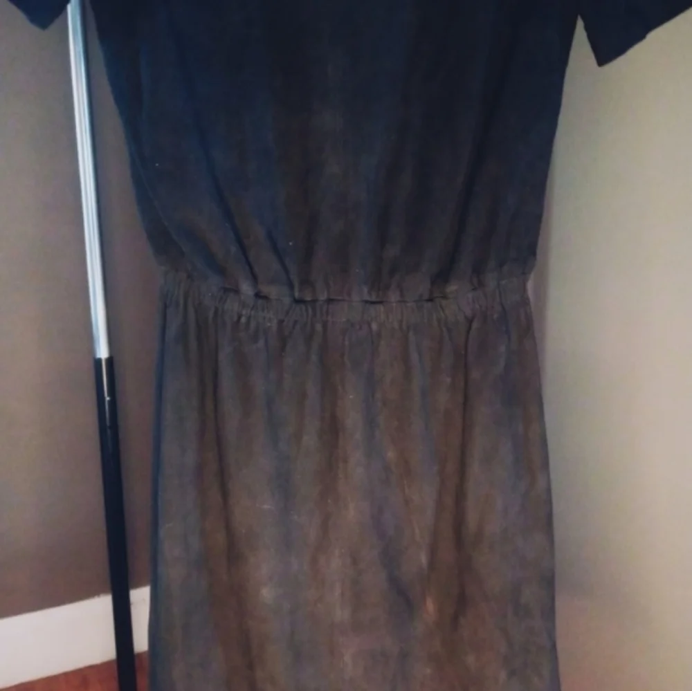MICHAEL KORS BLACK MIDI DRESS